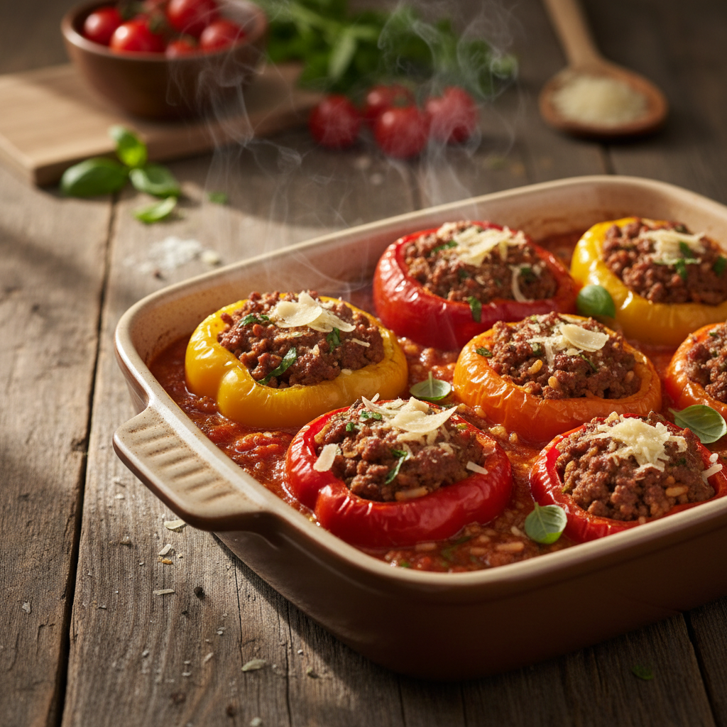 Lihtne ja mahlane täidetud paprika: parim retsept õhtuks