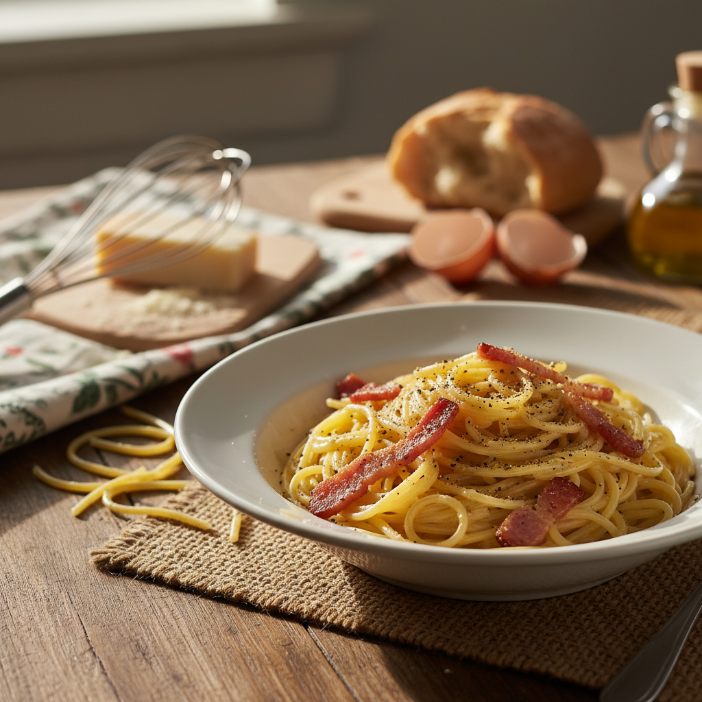 Tõeline itaalia pasta carbonara: parim retsept ja nipid
