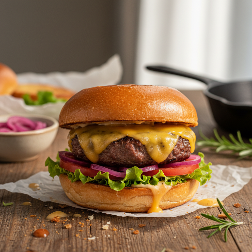 Nipid: kuidas teha kodus restorani vääriline burger