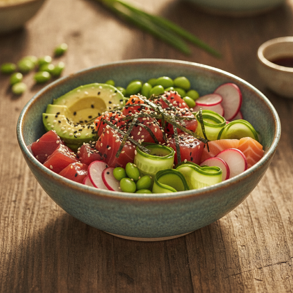 Lihtne poke-bowl-i retsept: üllata külalisi kodus
