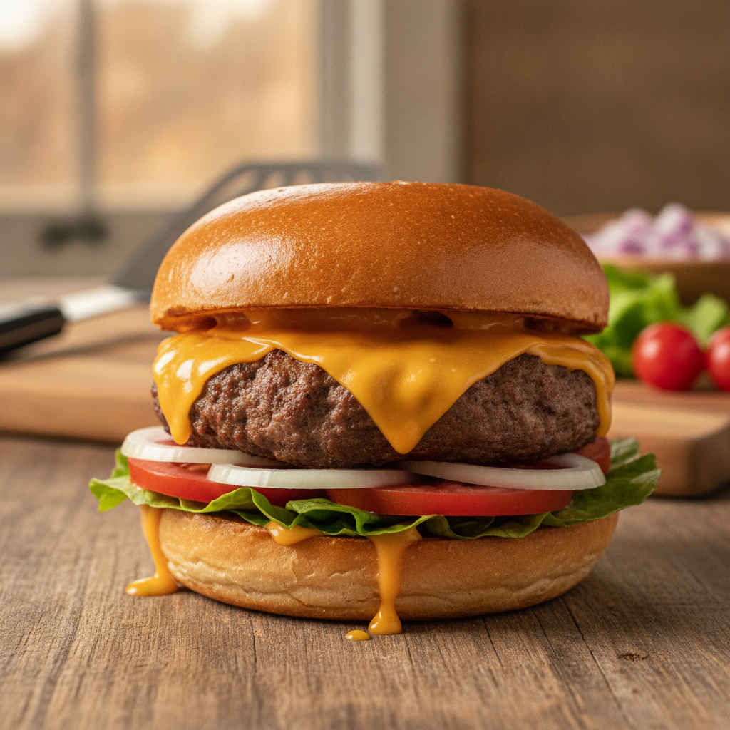 Kuidas teha kodus täiuslikult mahlane burger – lihtne nipp