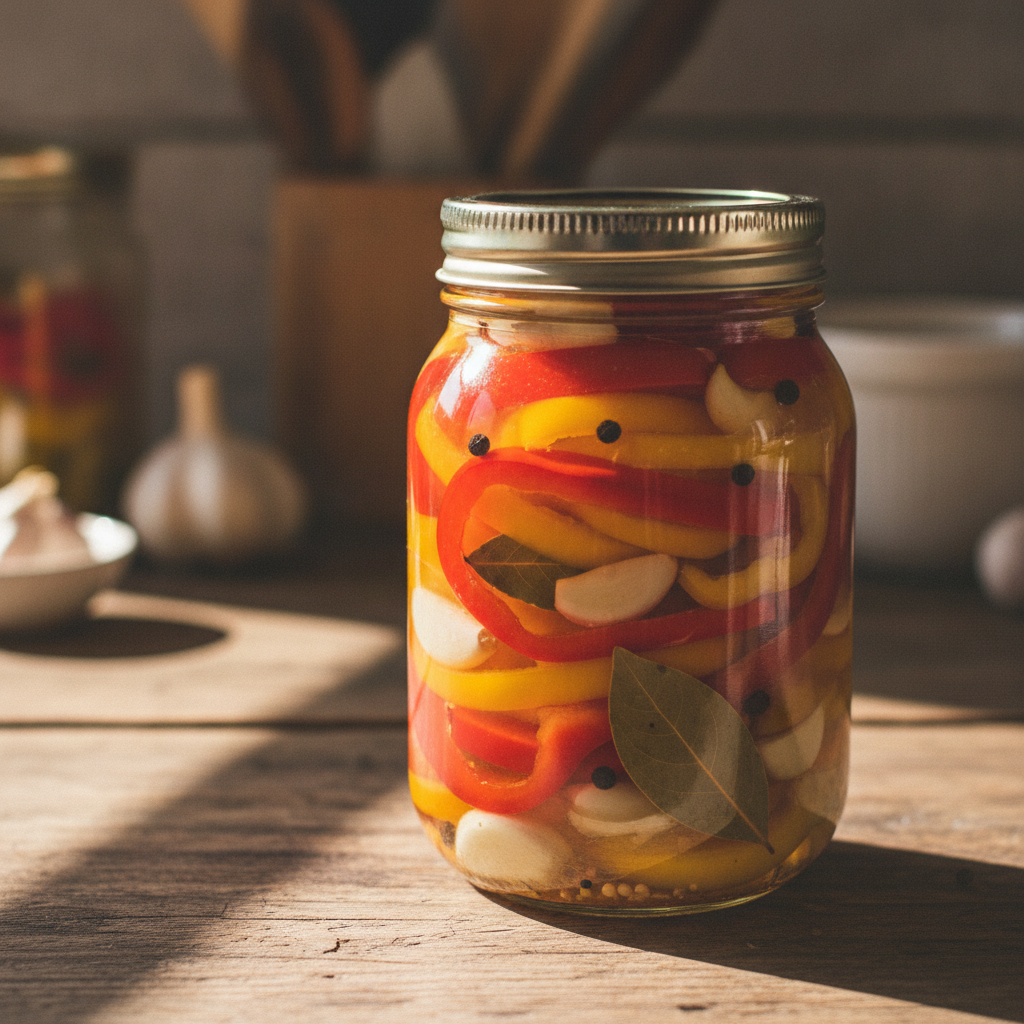 Lihtne ja maitsev marineeritud paprika retsept kodus