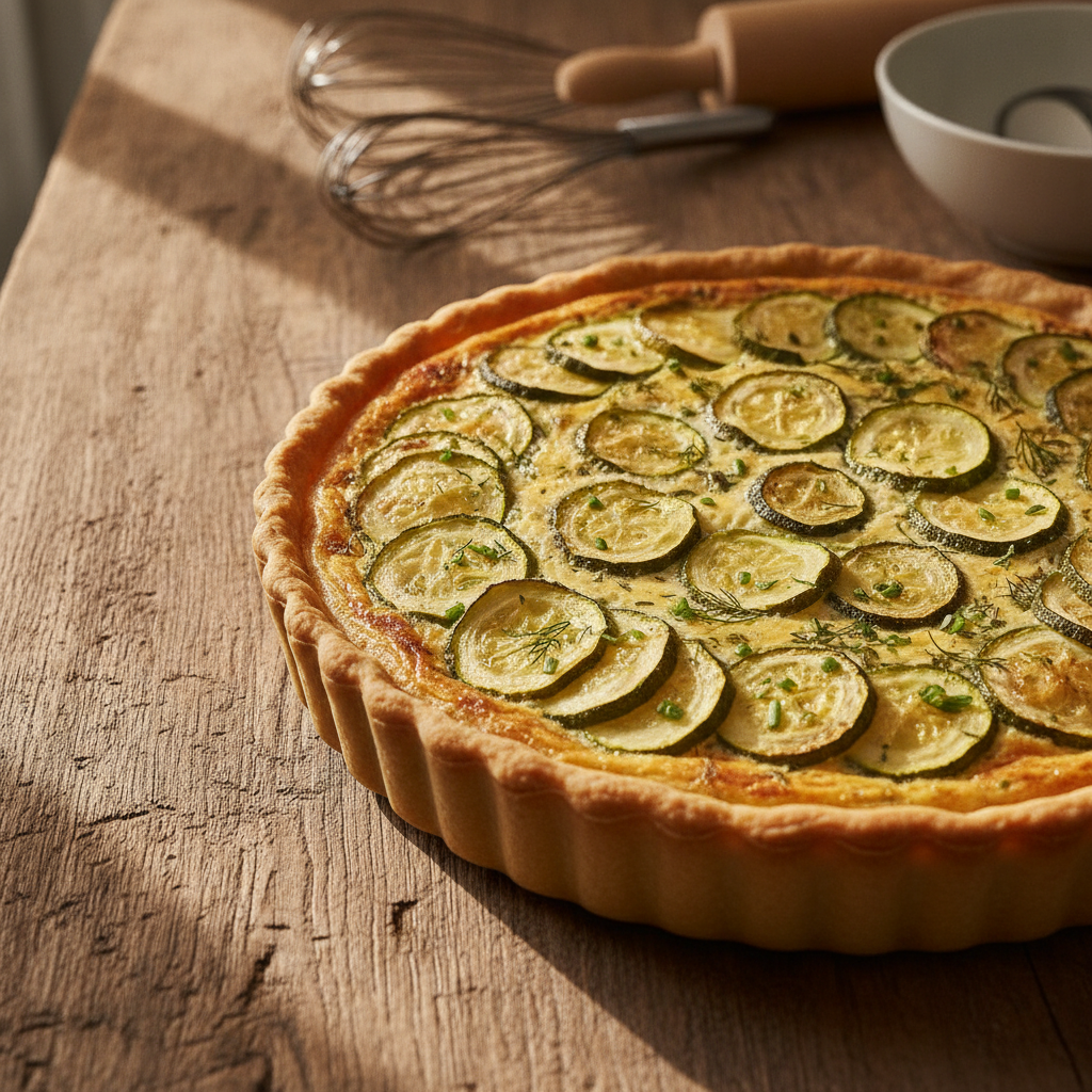 Suvikõrvitsa-quiche: lihtne ja maitsev suvetoit